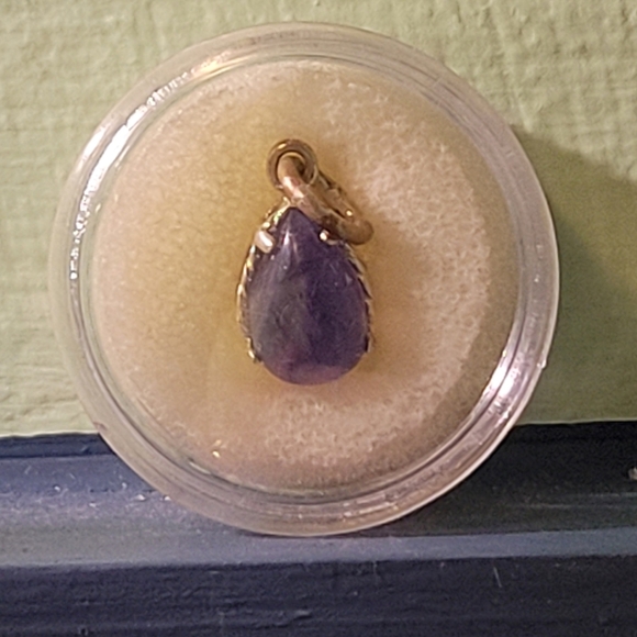 Kay Jewelers Jewelry - 11x7mm Pear Tanzanite Pemdant Set In Sterling Silver Handmade New